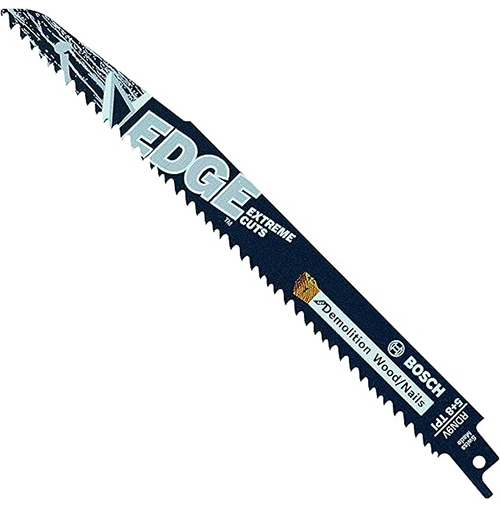 9" BOSCH 5/8TPI WOOD DEMOLITION SAWZALL BLADE