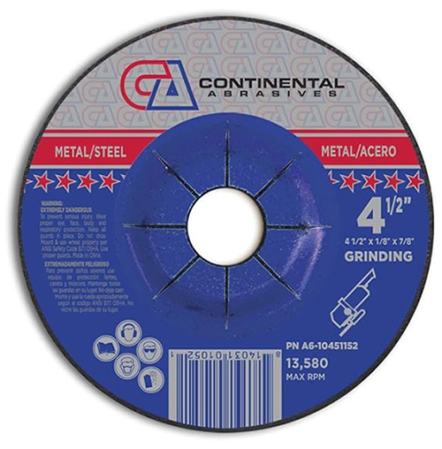 4.5" CONTINENTAL GRINDING DISC