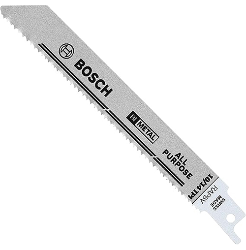 6" BOSCH 10/14TPI ALL PURPOSE SAWZALL BLADE