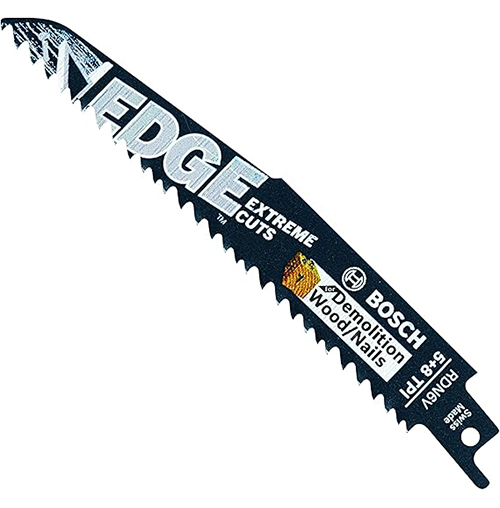 6" BOSCH 5/8TPI WOOD DEMOLITION SAWZALL BLADE