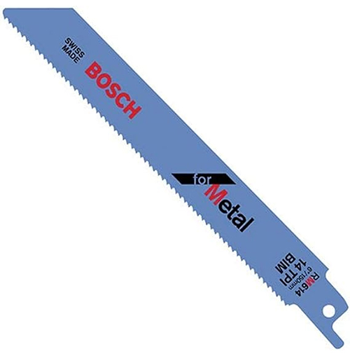 6" BOSCH 14TPI THIN METAL SAWZALL BLADE