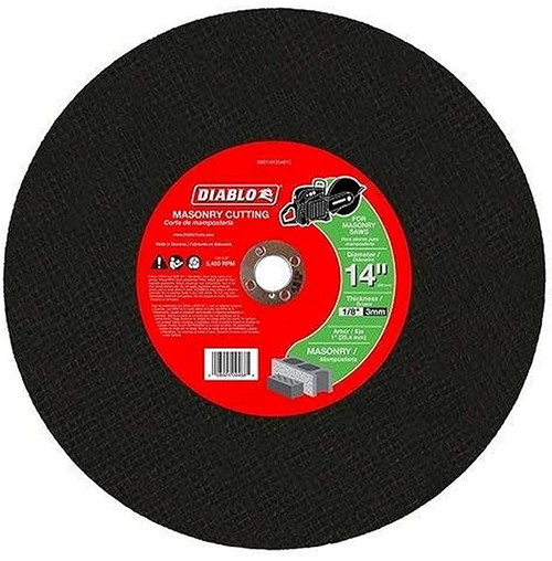 14" DIABLO HIGH SPEED METAL CUTTING DISC (1" ARBOR)